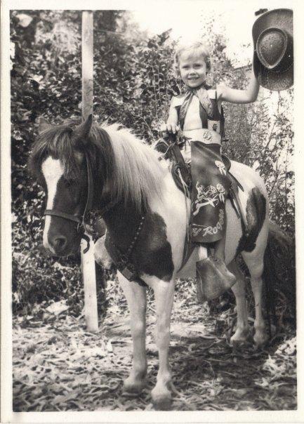 Susan Foster on a pony